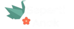 Logo putih seperti anak
