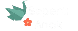 Logo putih seperti anak