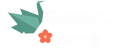 Logo putih seperti anak